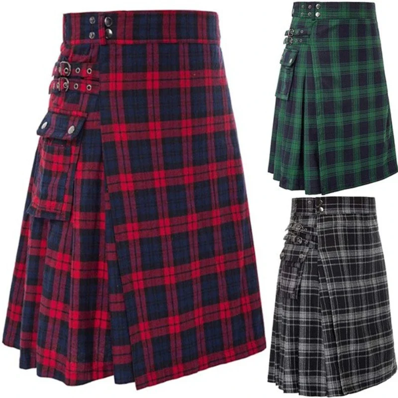 Jupe Midi en Tartan