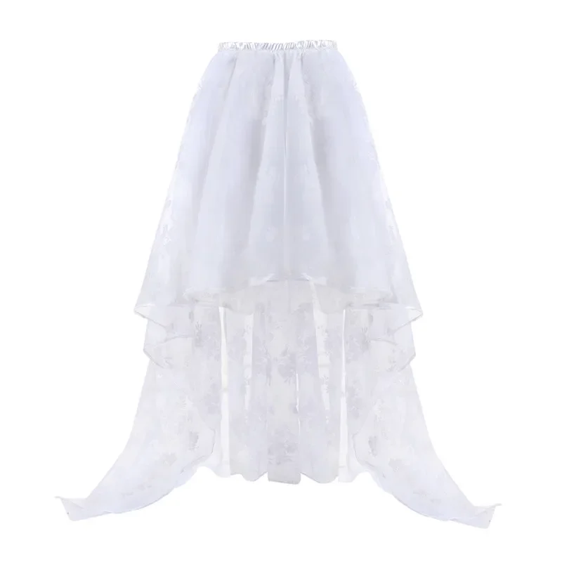 Jupe Vintage Grande Taille — Fleurs Steampunk - Image 3