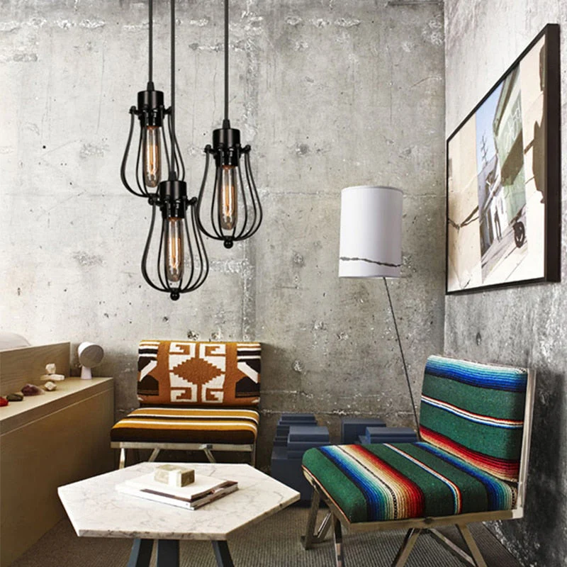 Lampe Industrielle Suspension — Edison - Image 3