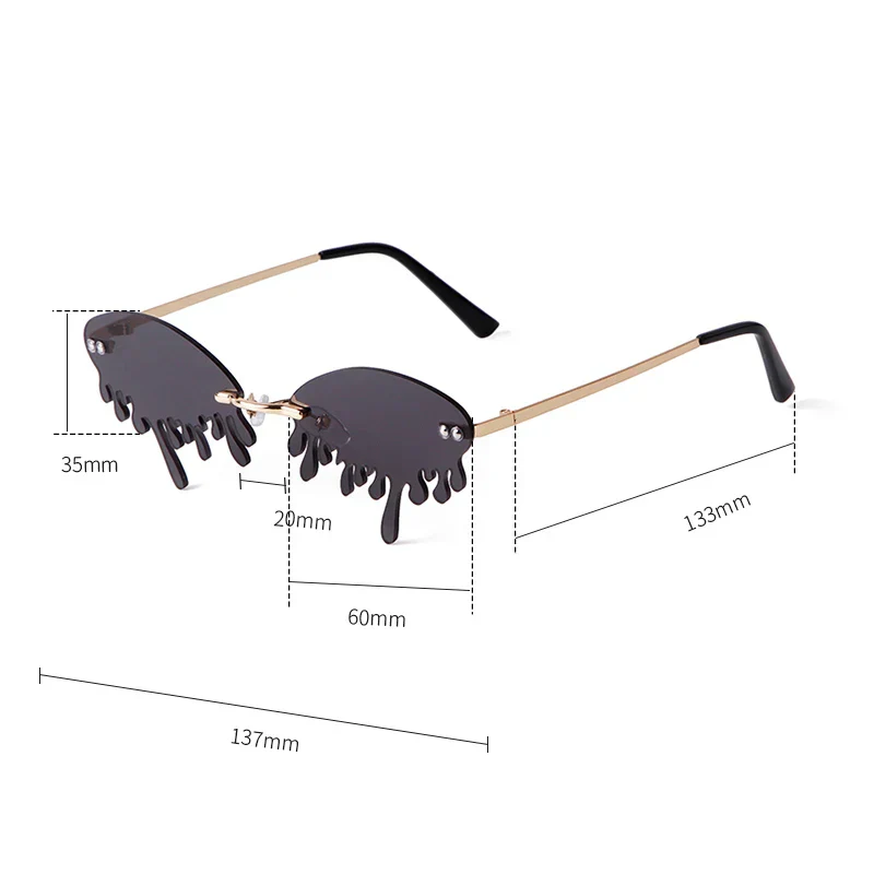 Lunettes de Soleil Femme Originales Coulantes - Image 3
