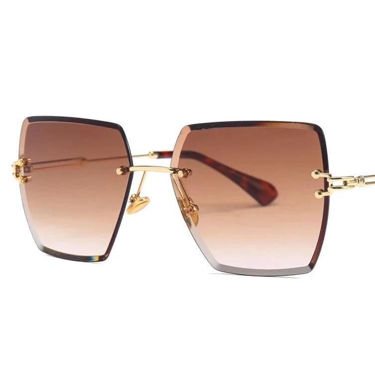 Lunettes de Soleil Sans Monture Femme