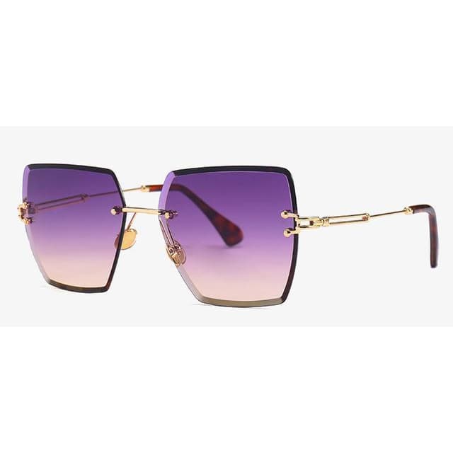 Lunettes de Soleil Sans Monture Femme - Image 2