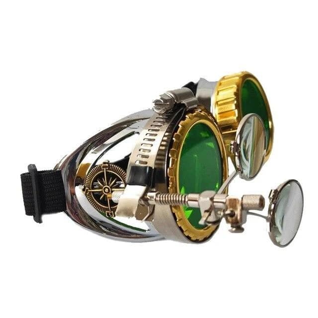 Lunettes Googles Steampunk - Style Soudeur - Image 4