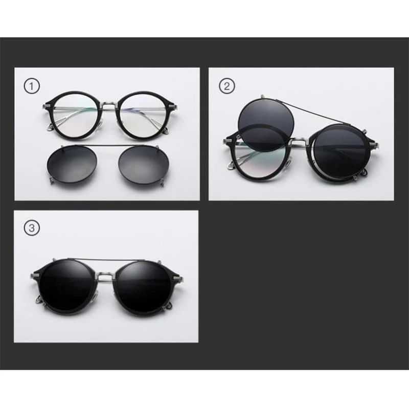 Lunettes Rondes Homme Vintage — Lennon - Image 3