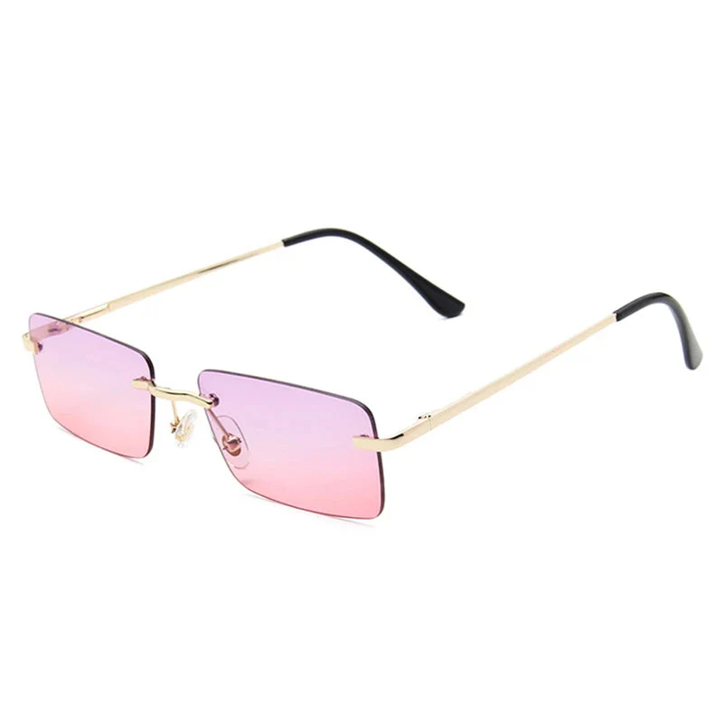 Lunettes Rectangulaires Femme sans Monture