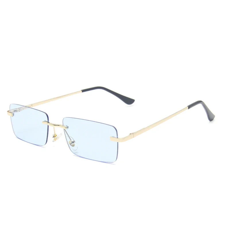 Lunettes Rectangulaires Femme sans Monture - Image 11
