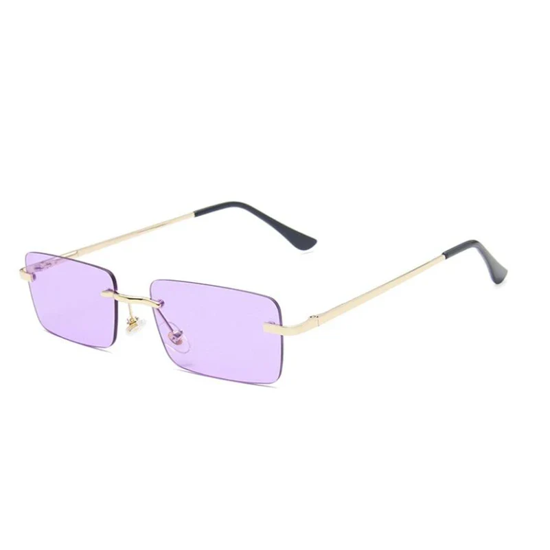Lunettes Rectangulaires Femme sans Monture - Image 14