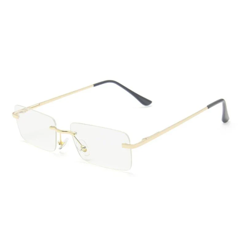 Lunettes Rectangulaires Femme sans Monture - Image 16