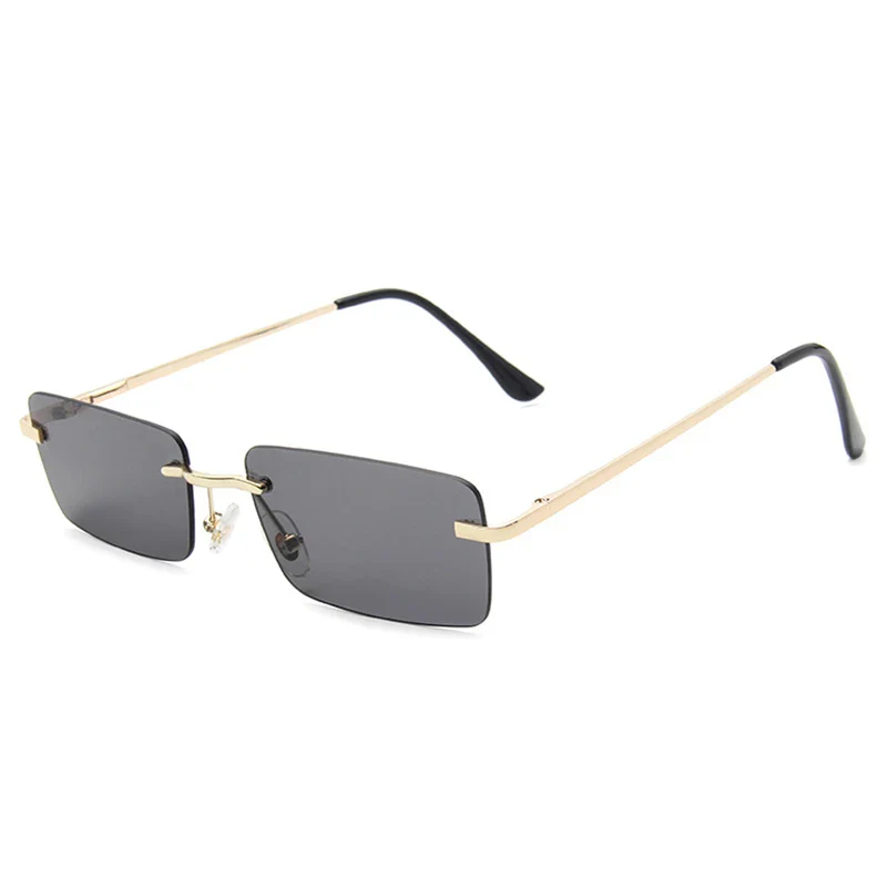 Lunettes Rectangulaires Femme sans Monture - Image 19