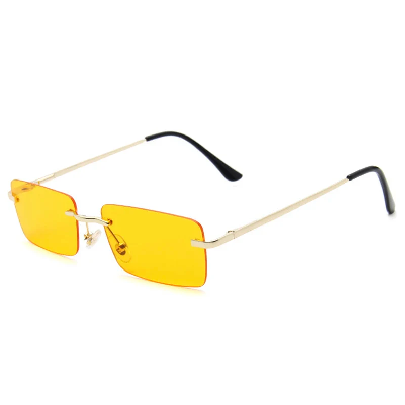 Lunettes Rectangulaires Femme sans Monture - Image 4