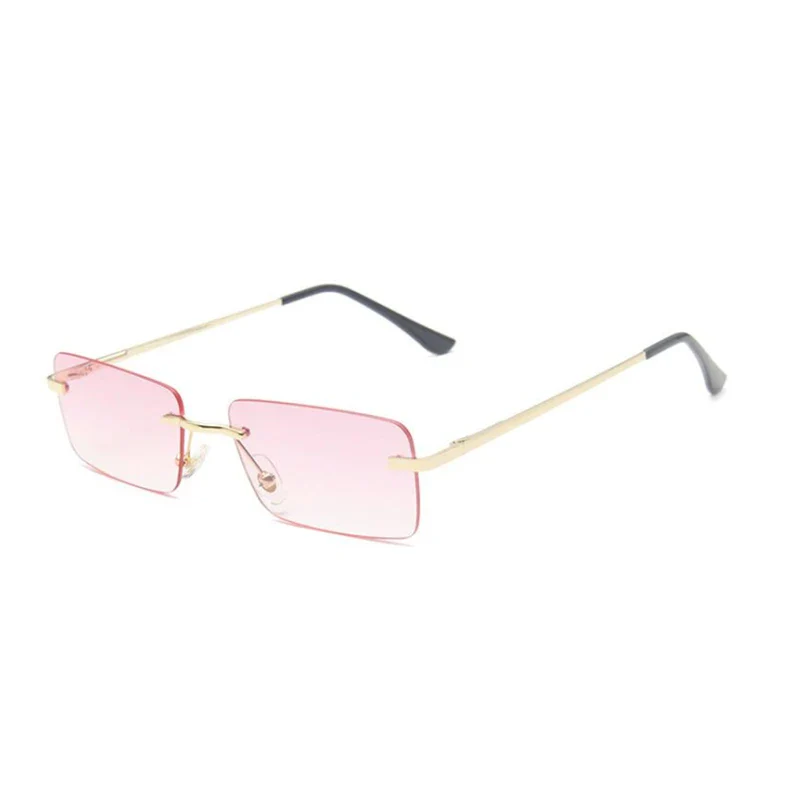 Lunettes Rectangulaires Femme sans Monture - Image 5