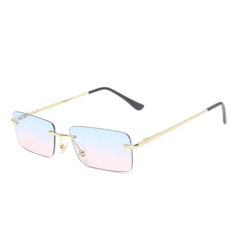 Lunettes Rectangulaires Femme sans Monture - Image 6