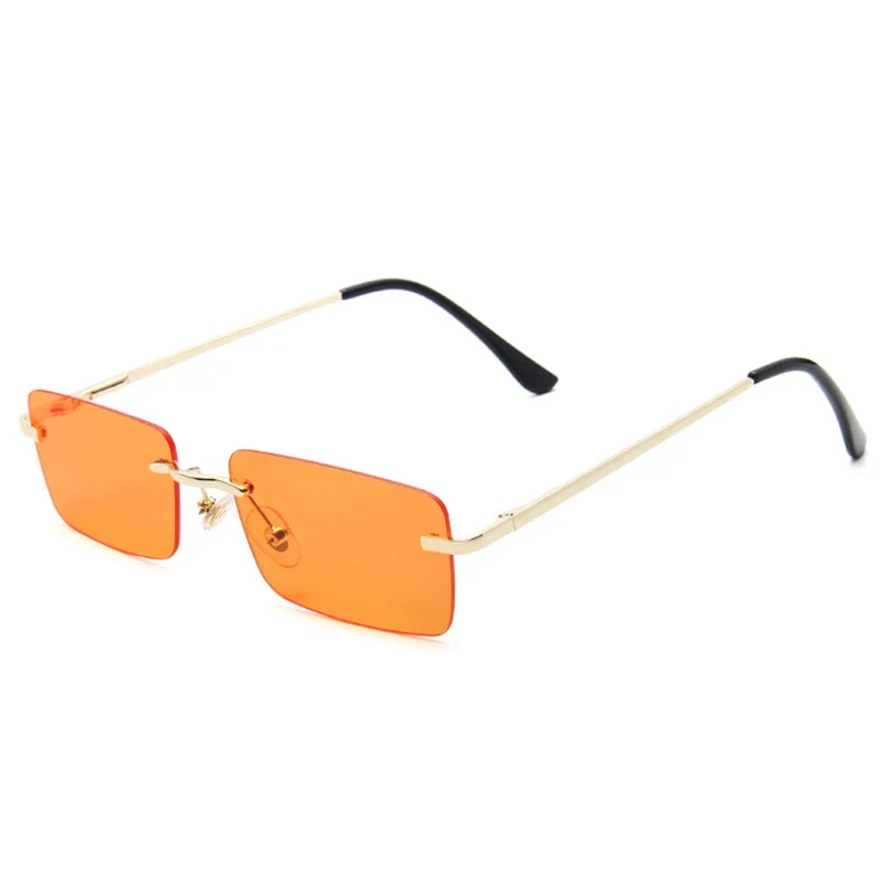Lunettes Rectangulaires Femme sans Monture - Image 7