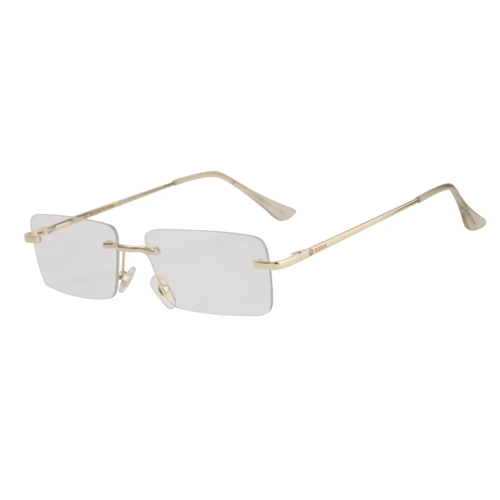 Lunettes Rectangulaires Femme sans Monture - Image 8