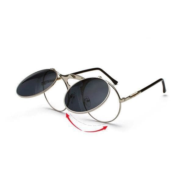 Lunettes Double Verre Rabattables - Rétro - Image 2