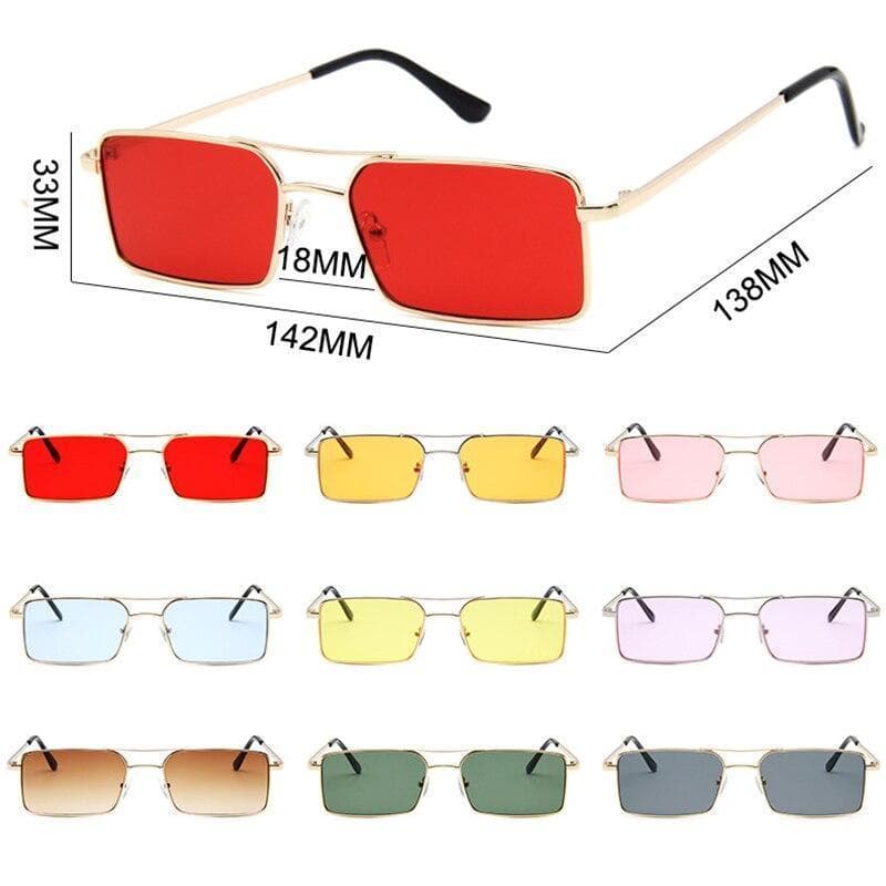 Lunette de Soleil Rectangulaire Vintage — Vintage Style - Image 10