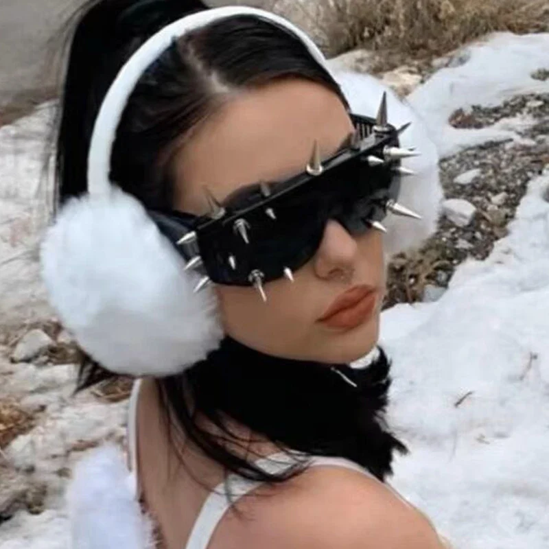 Lunettes Steam Punk — Silver Spike - Image 2