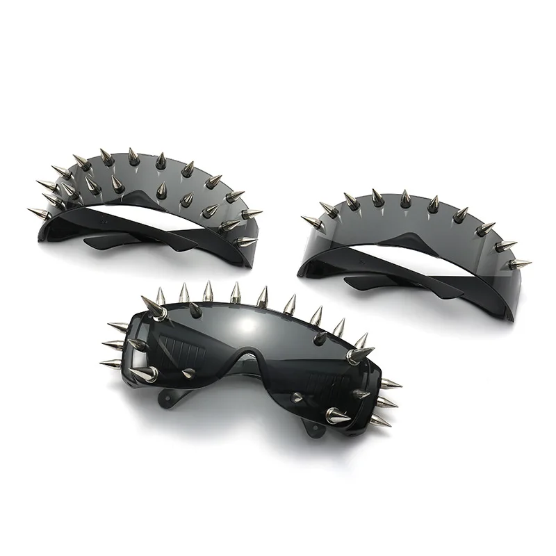 Lunettes Steam Punk — Silver Spike - Image 6