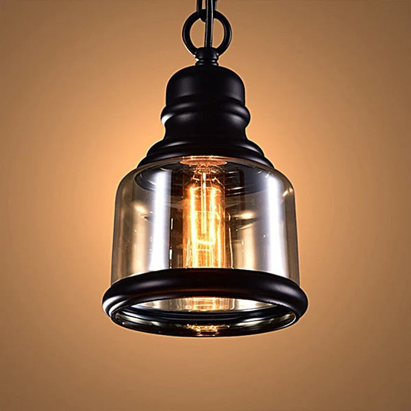 Lustre Steampunk — Verre Ambré - Image 3