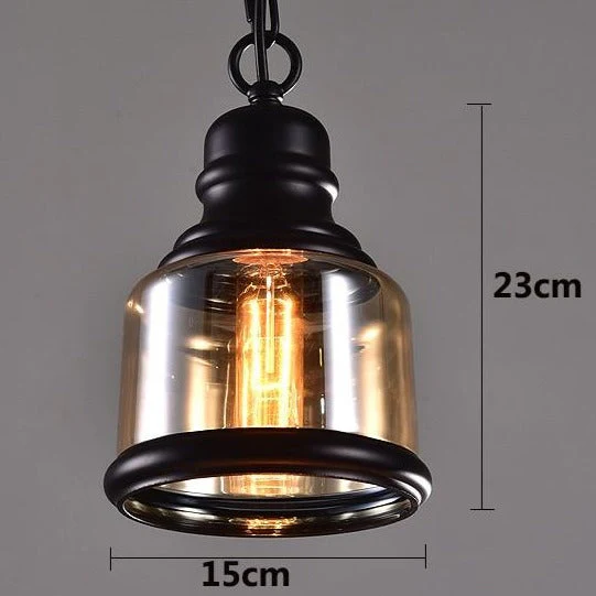 Lustre Steampunk — Verre Ambré - Image 6