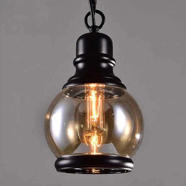 Lustre Steampunk — Verre Ambré - Image 7