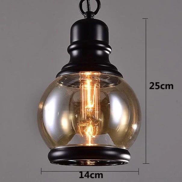 Lustre Steampunk — Verre Ambré - Image 8
