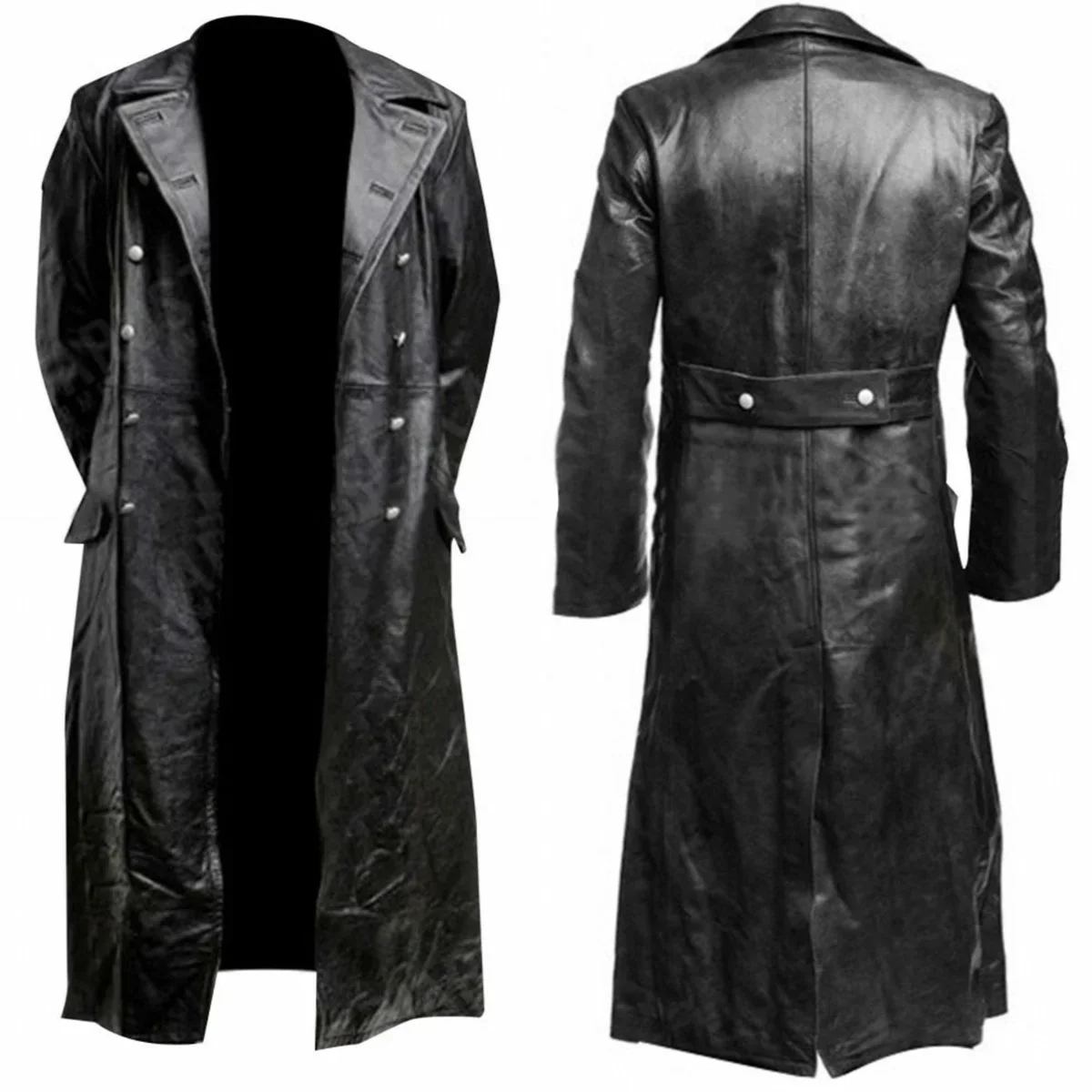 Manteau Simili Cuir Homme — officier militaire allemand