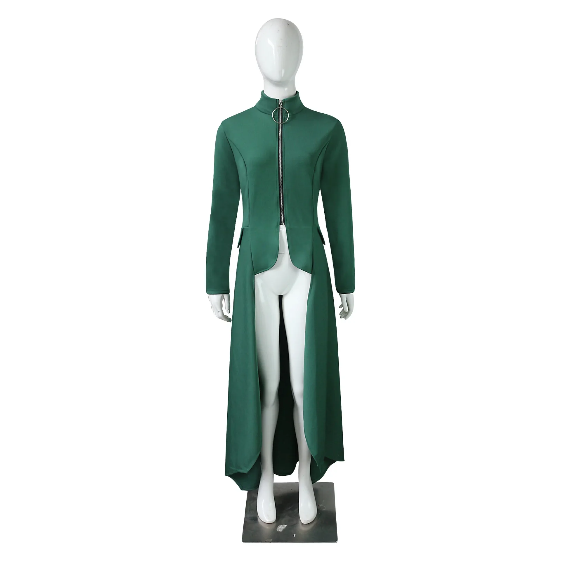 Manteau Vampire Femme - Long Gothique Asymétrique - Image 10