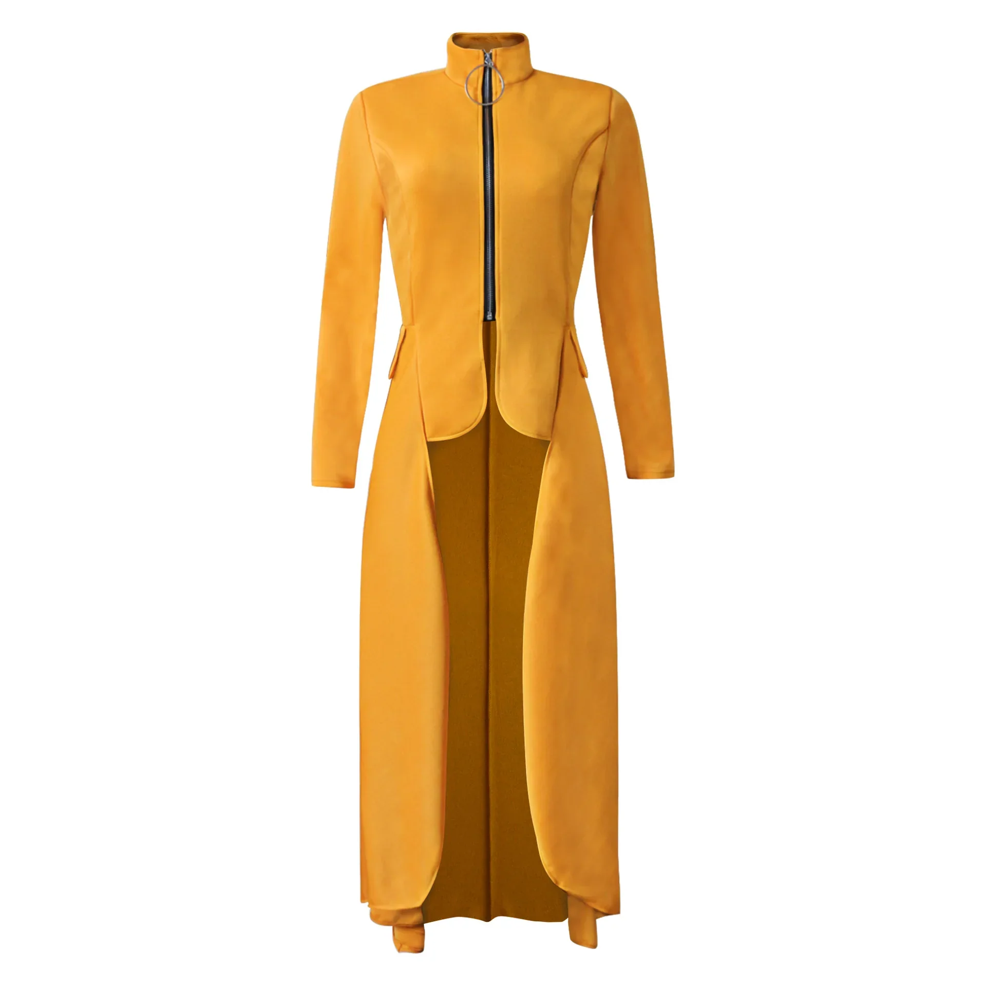 Manteau Vampire Femme - Long Gothique Asymétrique - Image 23