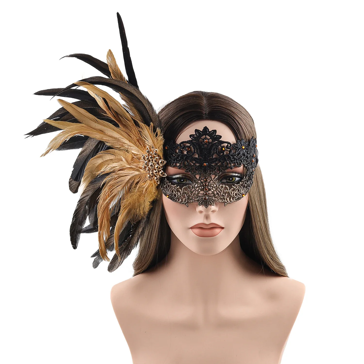 Masque à plumes — Belle Epoque