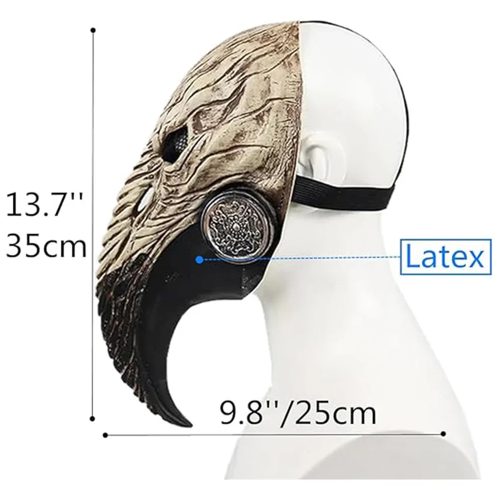 Masque Docteur de la Peste - Latex Beige - Image 7