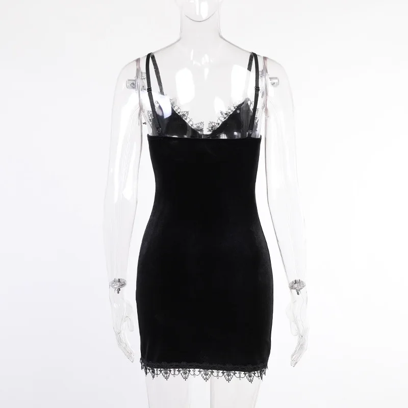 Mini Robe Noire Goth - Image 5