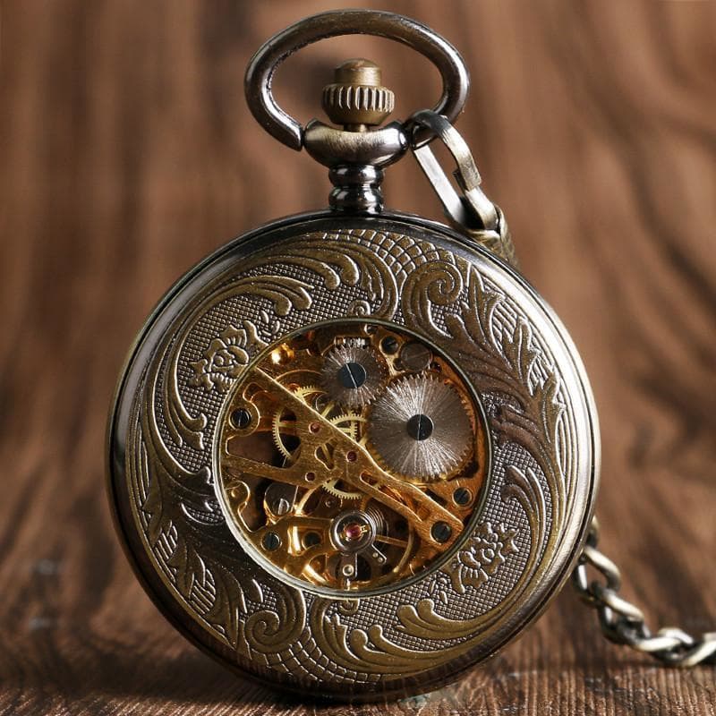 Montre a Gousset Lotus — Fleur Vintage - Image 6
