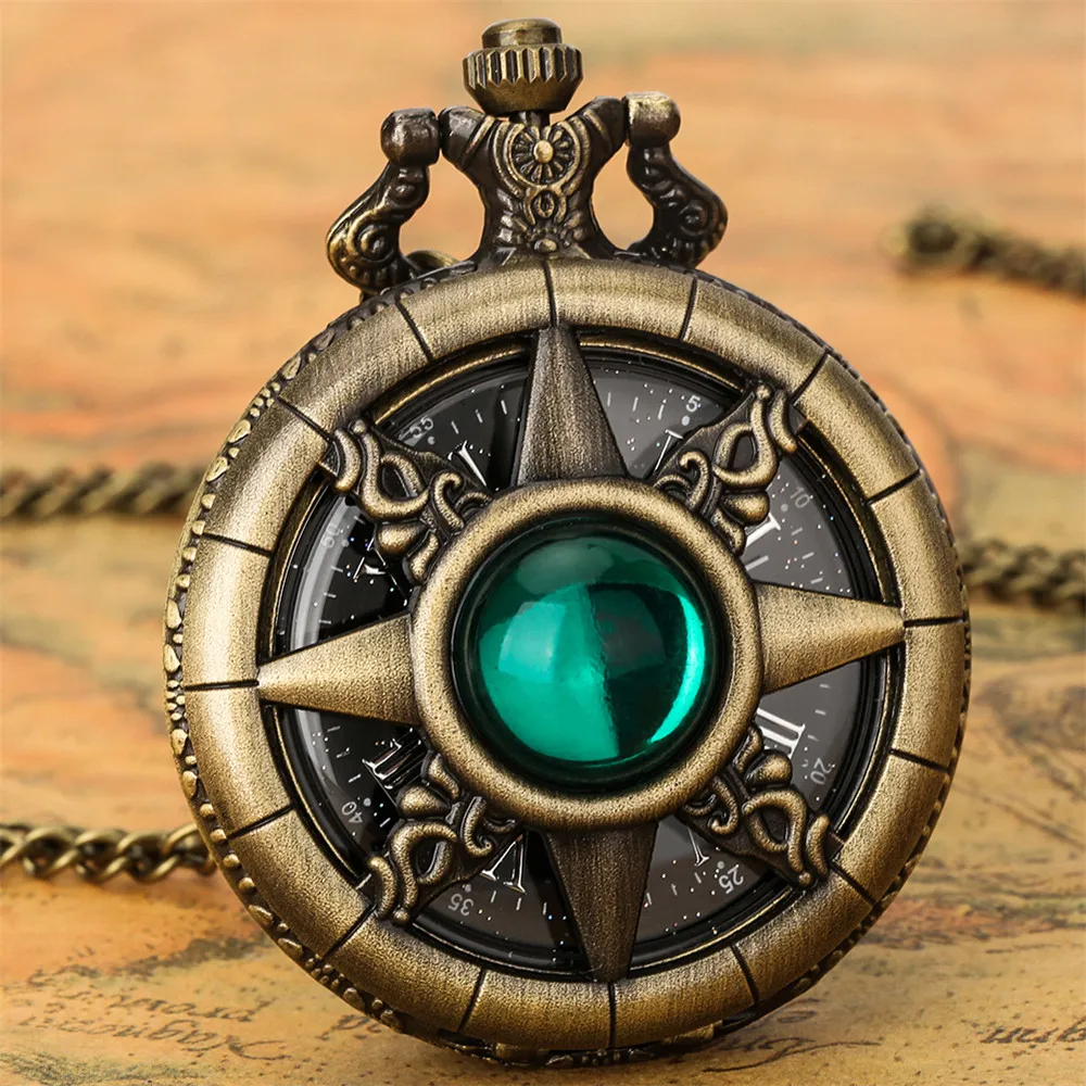 Montre a Gousset steampunk — soleil étoilé en bronze - Image 16