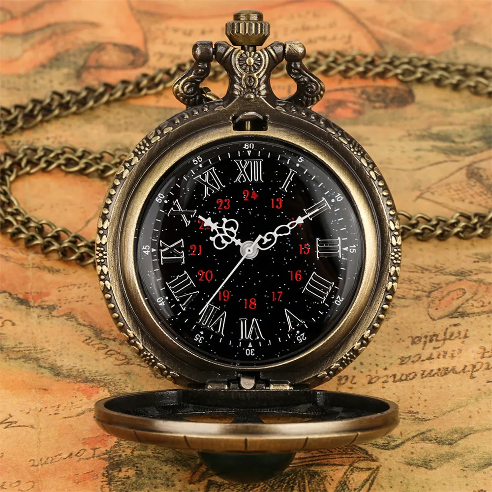 Montre a Gousset steampunk — soleil étoilé en bronze - Image 20