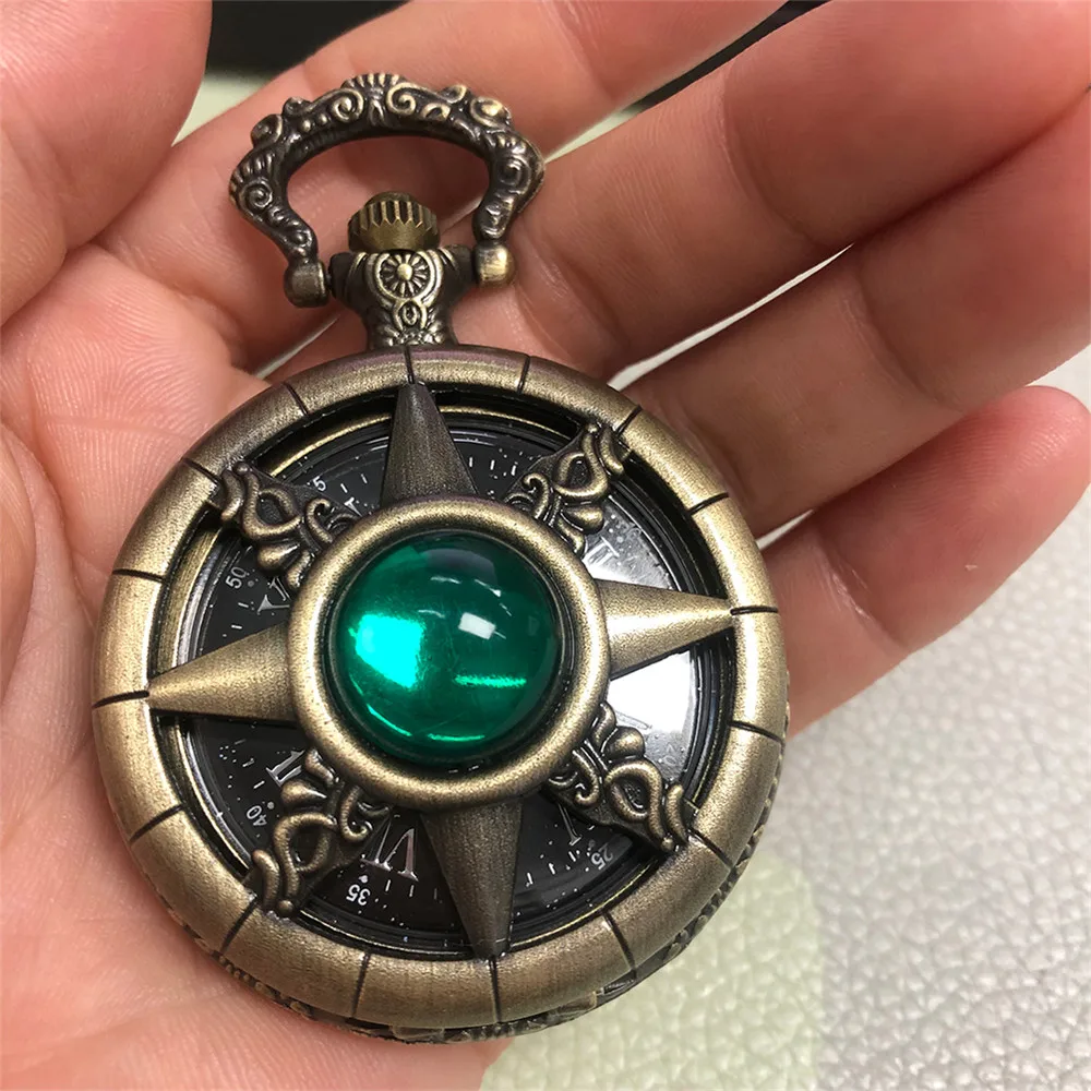 Montre a Gousset steampunk — soleil étoilé en bronze - Image 23