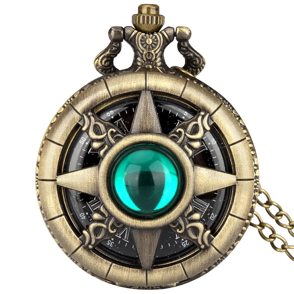 Montre a Gousset steampunk — soleil étoilé en bronze - Image 26