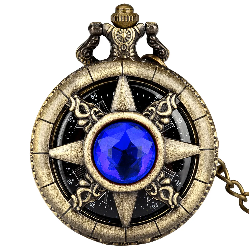 Montre a Gousset steampunk — soleil étoilé en bronze - Image 28