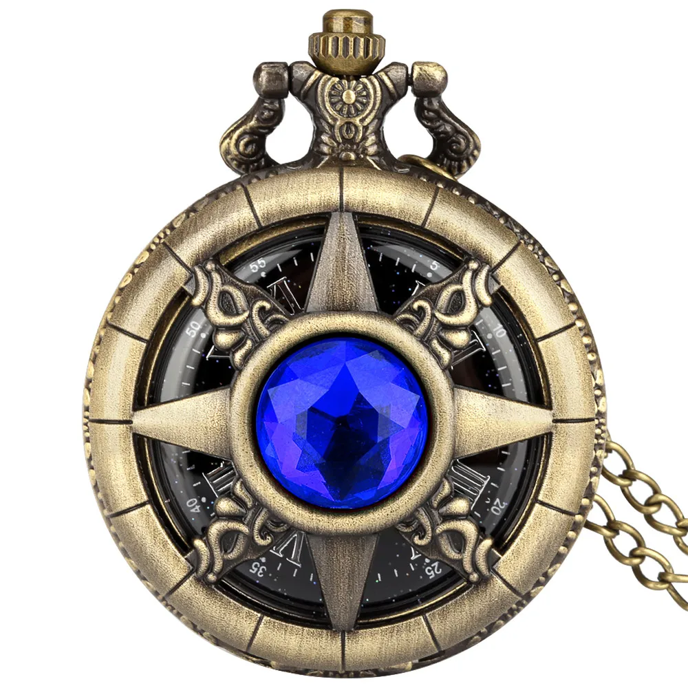 Montre a Gousset steampunk — soleil étoilé en bronze - Image 29