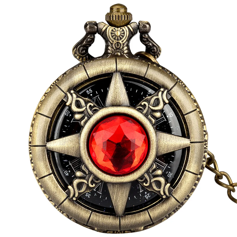 Montre a Gousset steampunk — soleil étoilé en bronze - Image 30