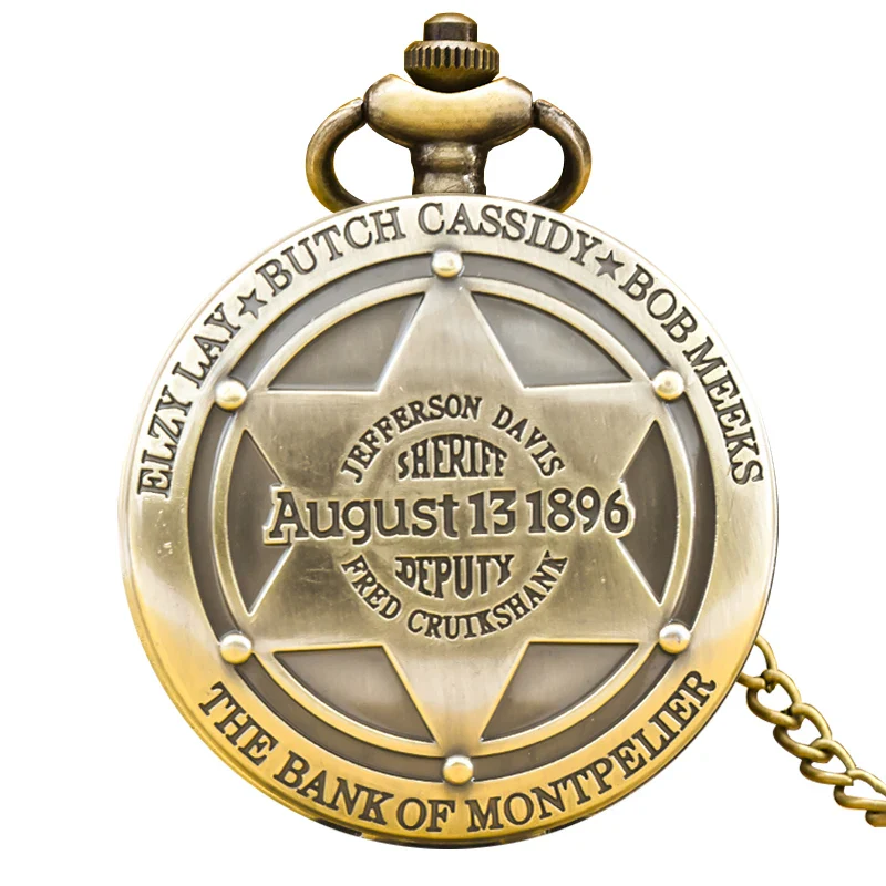 Montre Western de Gousset — Sheriff Badge