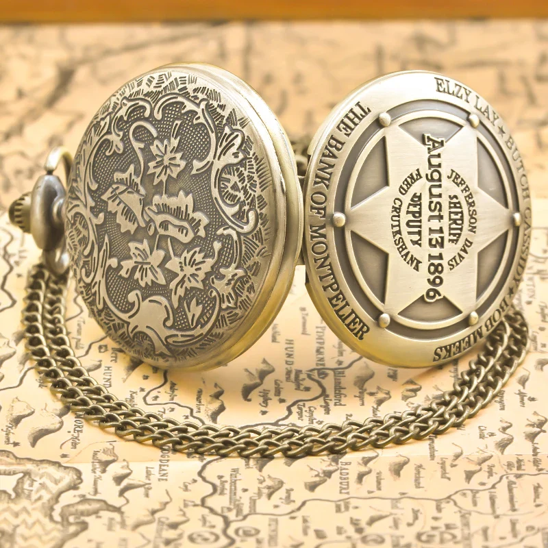 Montre Western de Gousset — Sheriff Badge - Image 6
