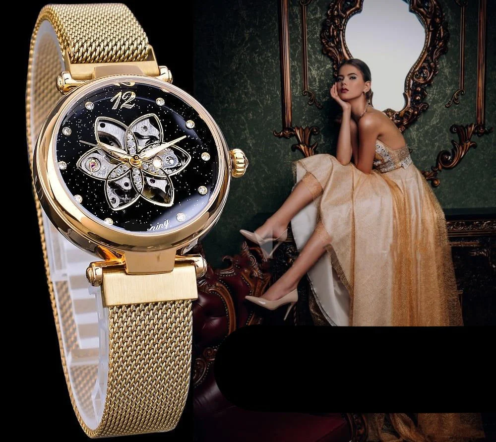 Montre Squelette Femme Automatique - Image 4