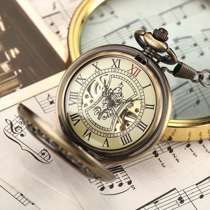 Montre Gousset en Bois — Corsaire Steampunk - Image 3