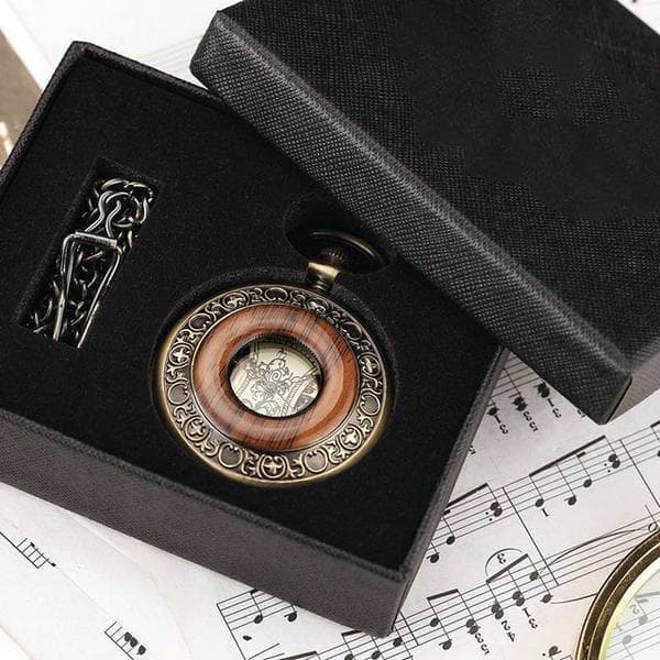 Montre Gousset en Bois — Corsaire Steampunk - Image 5