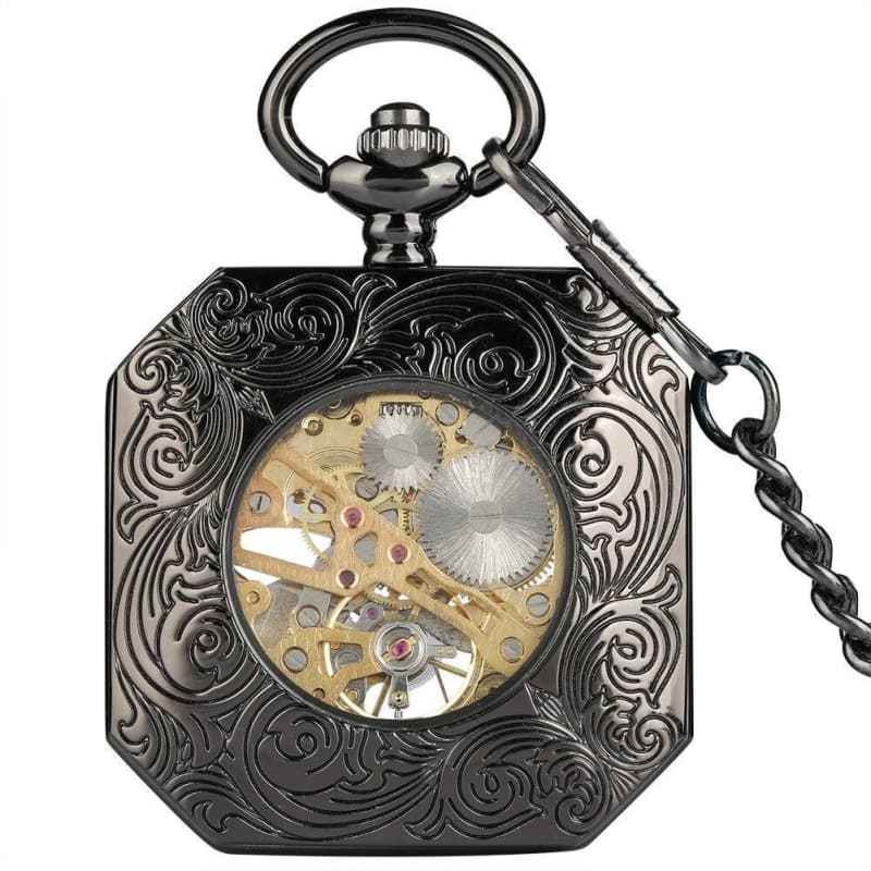 Montre Cadran Octogonal a Gousset — Polygone - Image 3