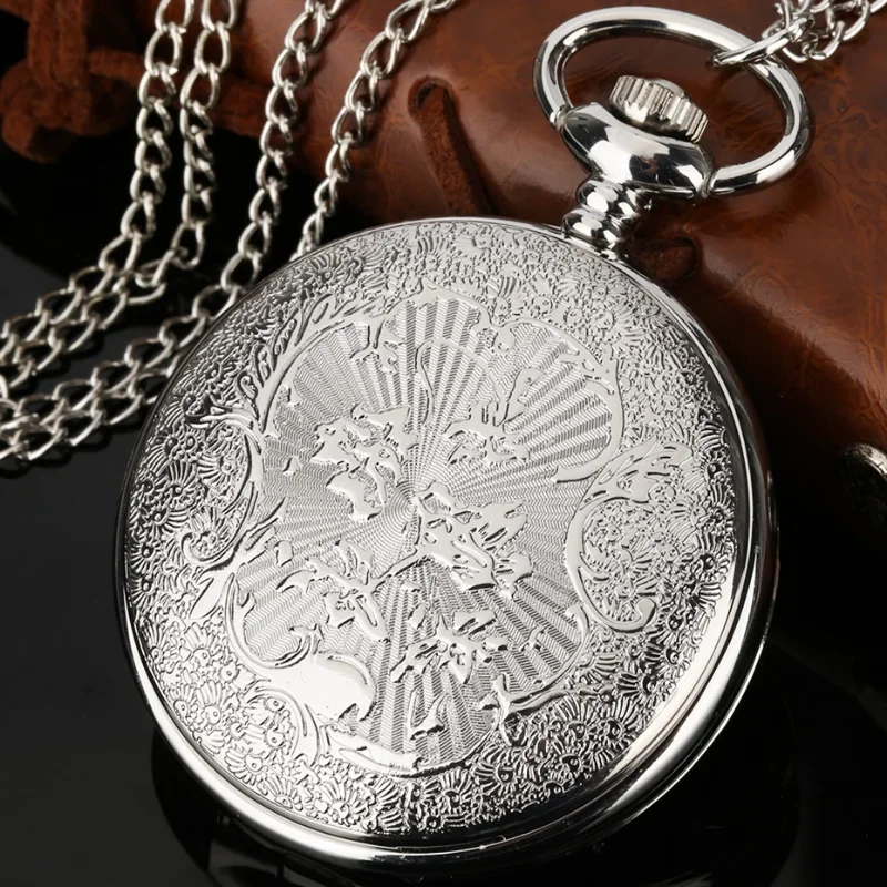 Montre à Gousset « Céleste » — Lune & Étoiles (Quartz) - Image 5