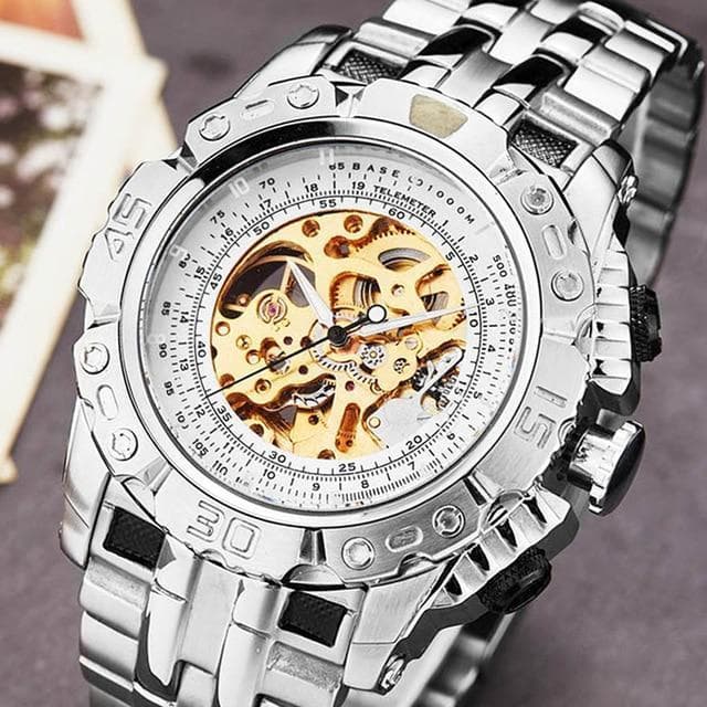Montre Homme Automatique Squelette — Staline - Image 3