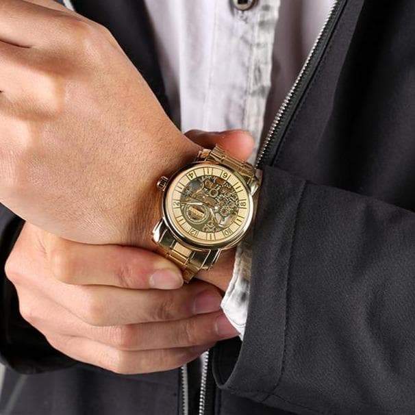 Montre Squelette Homme — Golden Boy - Image 2