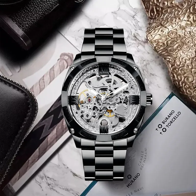Montre Homme Mécanisme Apparent - London Style - Image 3